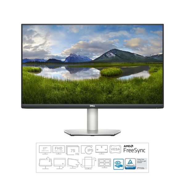 DELL S Series S2721HS tietokoneen litteä näyttö 68,6 cm (27") 1920 x 1080 pikseliä Full HD LCD Harmaa