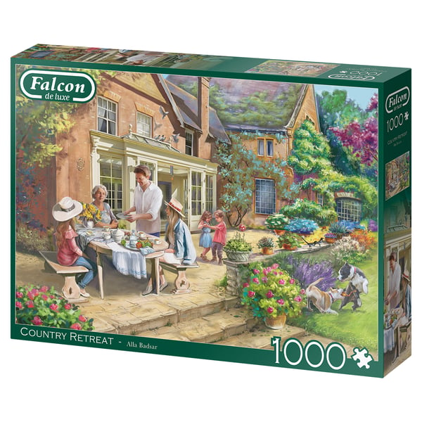 Falcon de luxe Country Retreat 1000pcs Puslespil 1000 stk Landskab