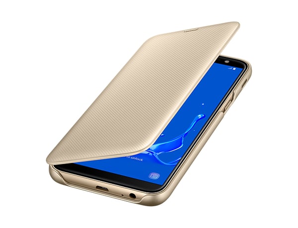 Samsung EF-WJ600 mobiltelefon etui 14,2 cm (5.6") Tegnebogsetui Guld
