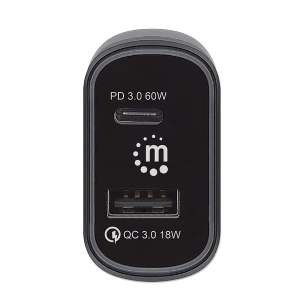 Manhattan 102445 oplader til mobil enhed Universel Sort Cigartænder Automatisk
