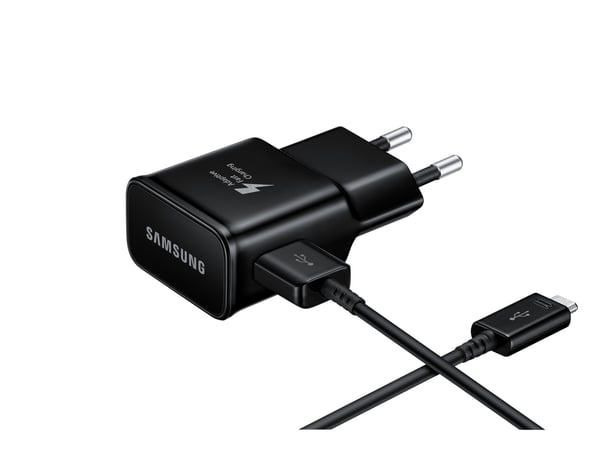 Samsung EP-TA20EBENGEU mobiililaitteen laturi Universaali Musta AC Pikalataus Sisätila