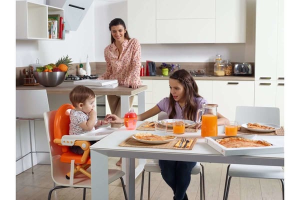 Chicco Pocket Snack Syöttötuolin pehmuste kova istuin Harmaa