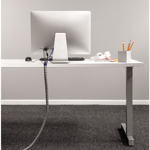Fellowes CableZip Golv Flexibel kabeltub Silver 1 styck