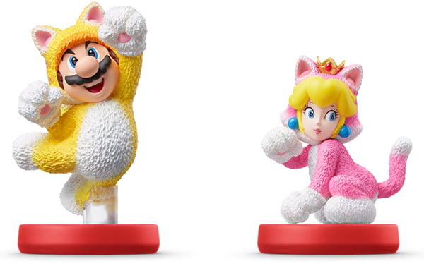 Nintendo amiibo Cat Mario & Cat Peach Interaktiv gamingfigur Nintendo amiibo Cat Mario & Cat Peach Interaktiv gamingfigur
