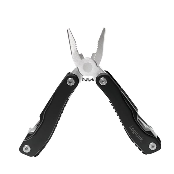 LogiLink WZ0044 multiverktygstänger Fickformat 11 verktyg Svart, Silver