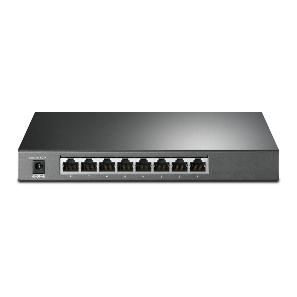 TP-Link JetStream TL-SG2008P verkkokytkin Hallittu L2/L2+ Gigabit Ethernet (10/100/1000) Power over Ethernet -tuki Musta