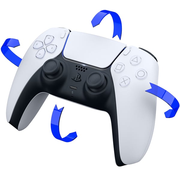 Sony Interactive Entertainment DualSense Sort, Hvid Bluetooth Gamepad Analog/digital Android, MAC, PC, PlayStation 5, iOS