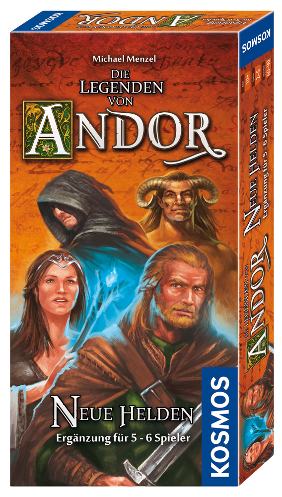Kosmos 69226 brætspil De Legenden van Andor 75 min. Udvidelsespakker til brætspil Rollespil