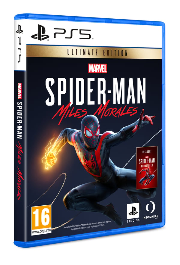 Sony Interactive Entertainment Marvel’s Spider-Man: Miles Morales Ultimate Edition Tysk, Engelsk, Italiensk PlayStation 5