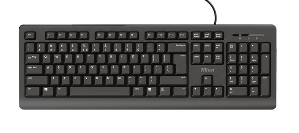Trust Primo tangentbord Universal USB QWERTY Spansk Svart