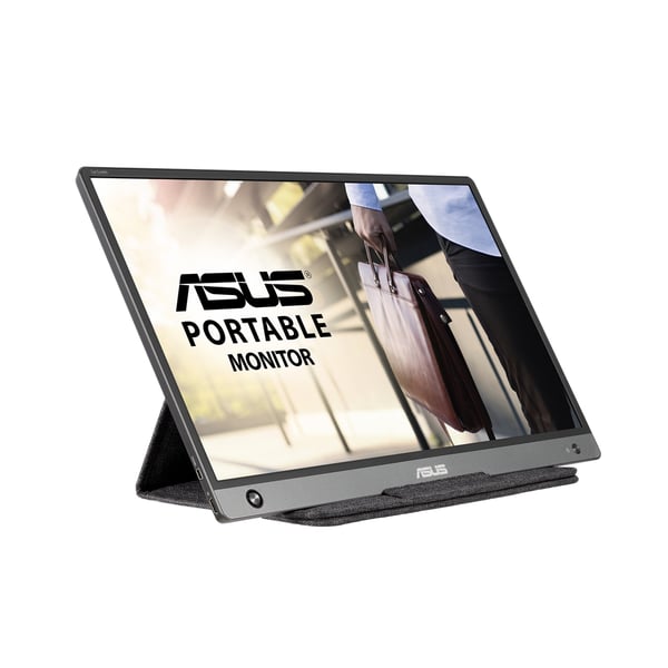 ASUS MB16AH tietokoneen litteä näyttö 39,6 cm (15.6") 1920 x 1080 pikseliä Full HD Musta, Harmaa