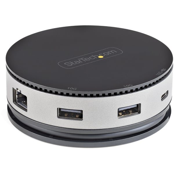 StarTech.com DKT31CHDVCM dockingstation Ledningsført USB 3.2 Gen 2 (3.1 Gen 2) Type-C Sort, Grå