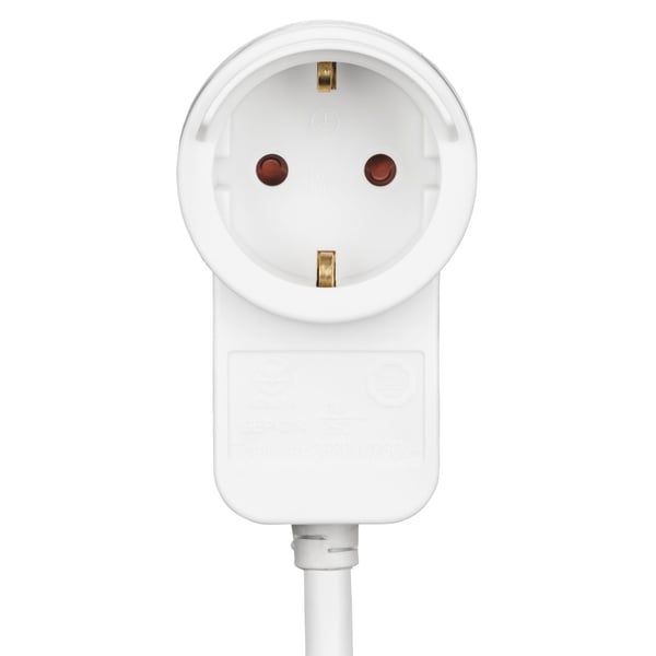 Hama Powerplug stikdåse 3 m 2 AC stikkontakt(er) Indendørs Hvid