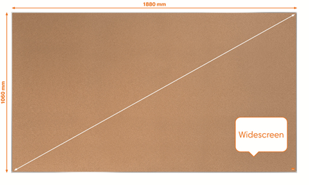 Nobo 1915418 whiteboard Kork