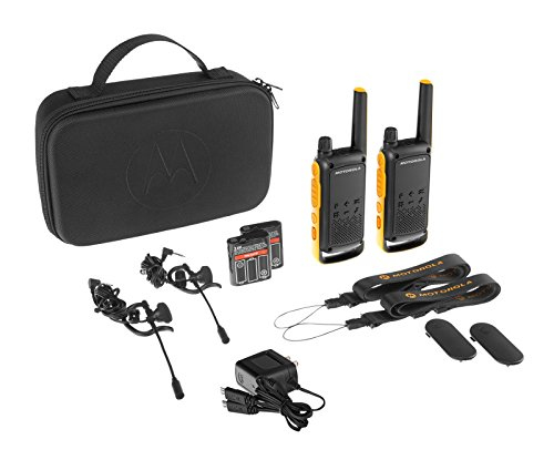 Motorola Talkabout T82 Extreme Twin Pack tvåvägsradio 16 kanaler Svart, Orange