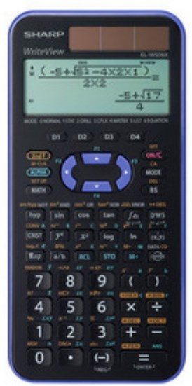 Sharp EL-W506TBSL miniräknare Skrivbord Vetenskapsfunktion Svart Sharp EL-W506TBSL miniräknare Skrivbord Vetenskapsfunktion Svart