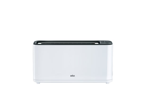 Braun HT3100WH brödrostar 1 skivor 1000 W Svart, Vit