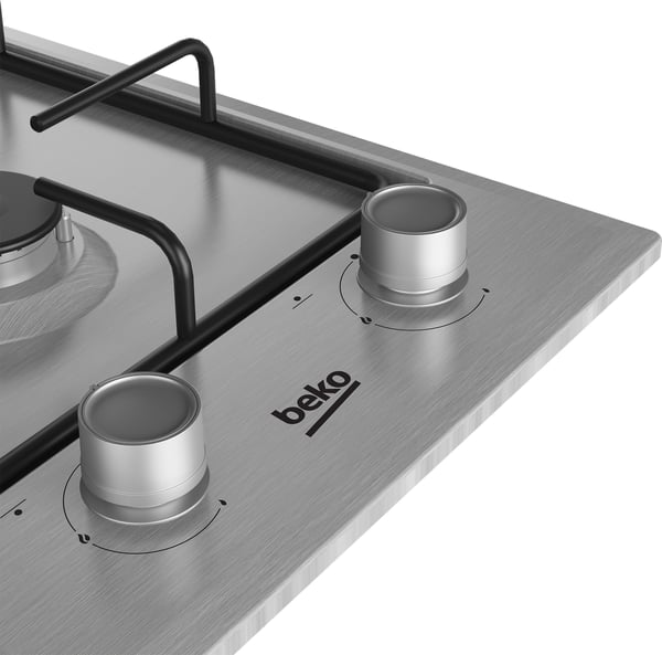 Beko HDCG 32220 FX Rustfrit stål Indbygget 29 cm Gaskomfur 2 zone(s)
