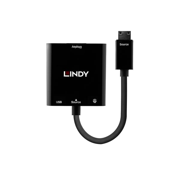 Lindy 38286 videokaapeli-adapteri 0,01 m HDMI Type C (Mini) Musta