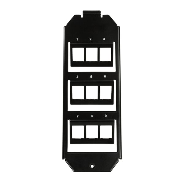 LogiLink NK4061 kontaktplade & kontakthætte Sort