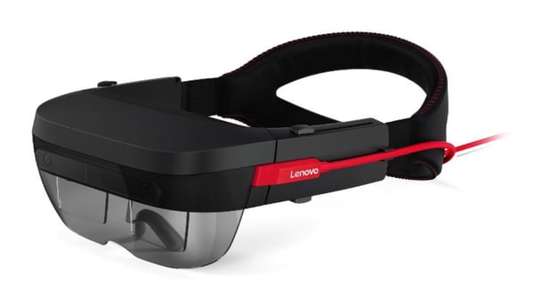 Lenovo ThinkReality A6 Dedikeret hovedmonteret skærm 380 g Sort