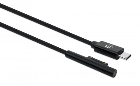 Manhattan 353632 USB-kaapeli 1,8 m USB C Surface Connect Musta