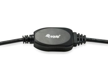 Equip 133347 USB-kabel USB 3.2 Gen 1 (3.1 Gen 1) 10 m USB A 5 Gbit/sek. Sort