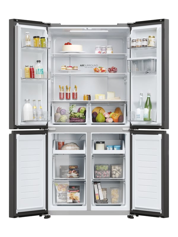 Haier HCR3818EWPT Vapaasti seisova 463 L Antrasiitti