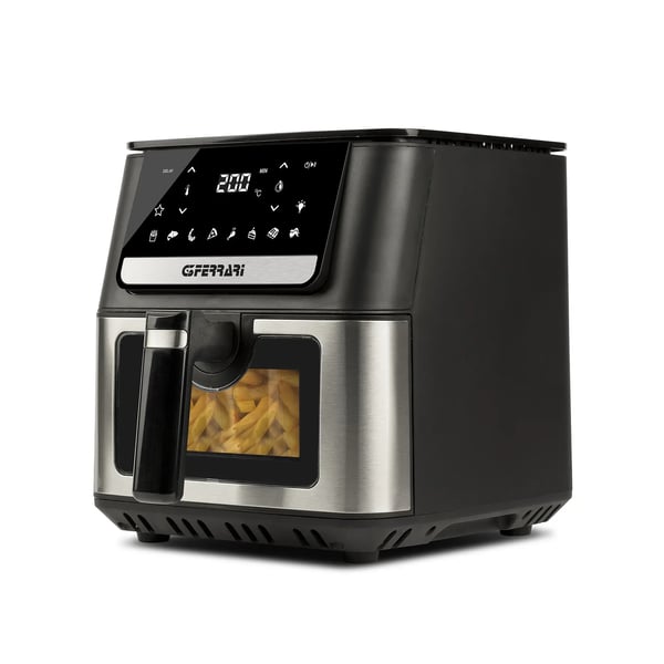 G3 Ferrari G10207 fritös Single 6,5 l Fristående 1700 W Varmluftsfritös Svart, Rostfritt stål