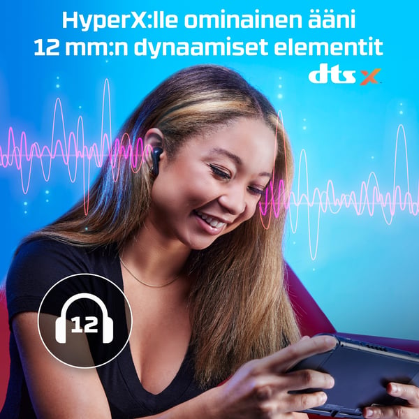 HyperX Cloud MIX Buds Wireless – langattomat nappikuulokkeet (musta)