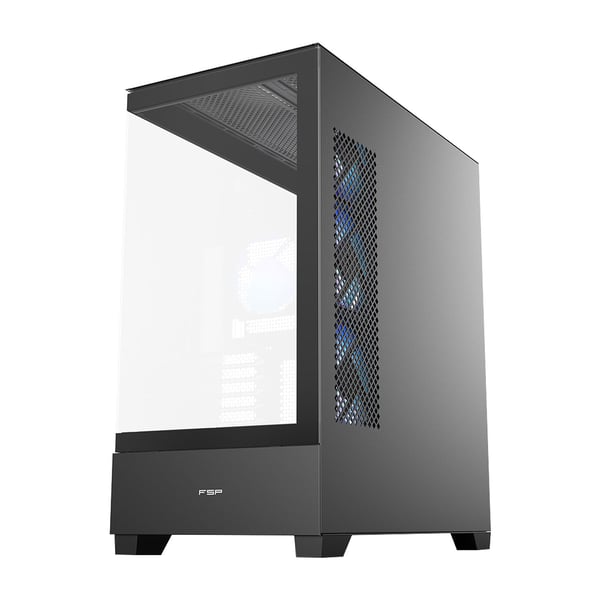 FSP M370-BA Case Midi Tower mITX, mATX, ATX (BTF) Black ARGB Svart