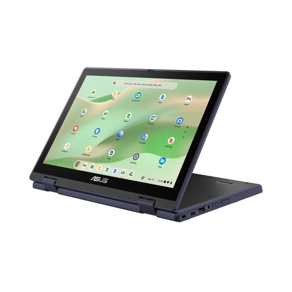 ASUS Chromebook CR12 Flip CR1204FTA-R90075 Intel® N N150 31 cm (12.2") Berøringsskærm WUXGA 8 GB LPDDR5-SDRAM 64 GB eMMC Wi-Fi 6 (802.11ax) ChromeOS Grå