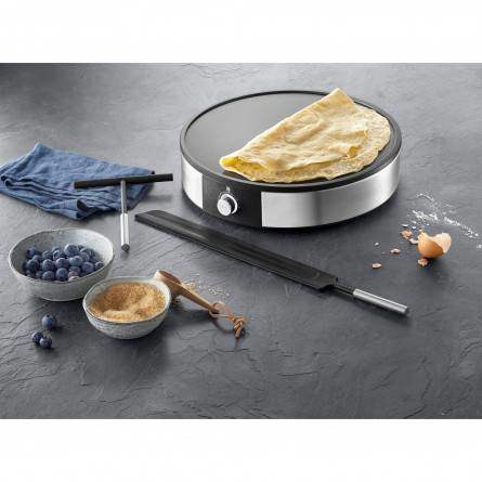WMF Lono Creperie crêpe-pannu 1 kreppi(ä) 1600 W Musta, Hopea