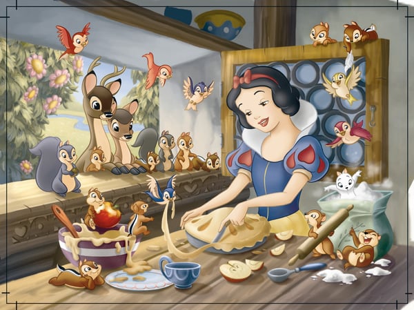 Nathan Puzzle Blancanieves de 60 piezas (27.5x19.2 cm) (Ravensburger 86554)