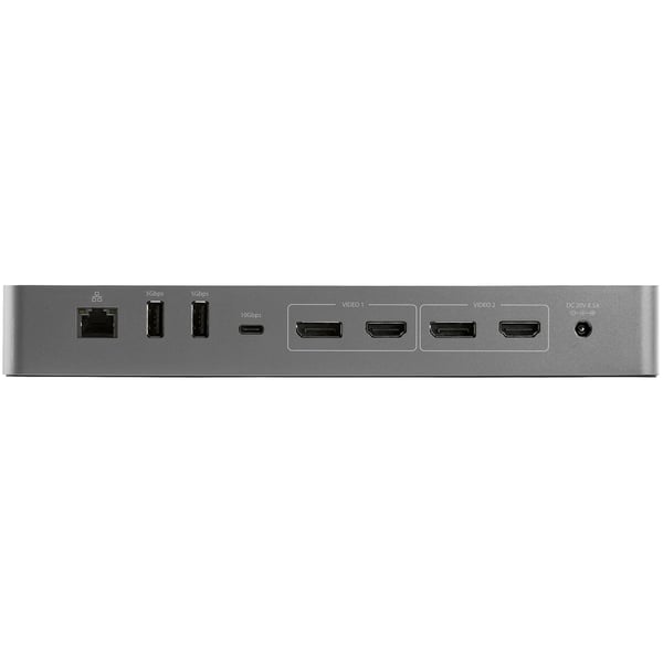 StarTech.com Thunderbolt 3 Dock med USB-C-værtskompatibilitet - Dobbelt 4K 60Hz DisplayPort 1.4 eller Du