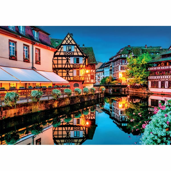 Clementoni High Quality Collection Strasbourg Old Town Puslespil 500 stk Landskab