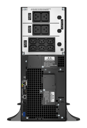 APC Smart-UPS On-Line UPS-virtalähde Taajuuden kaksoismuunnos (verkossa) 6 kVA 6000 W 10 AC-pistorasia(a)