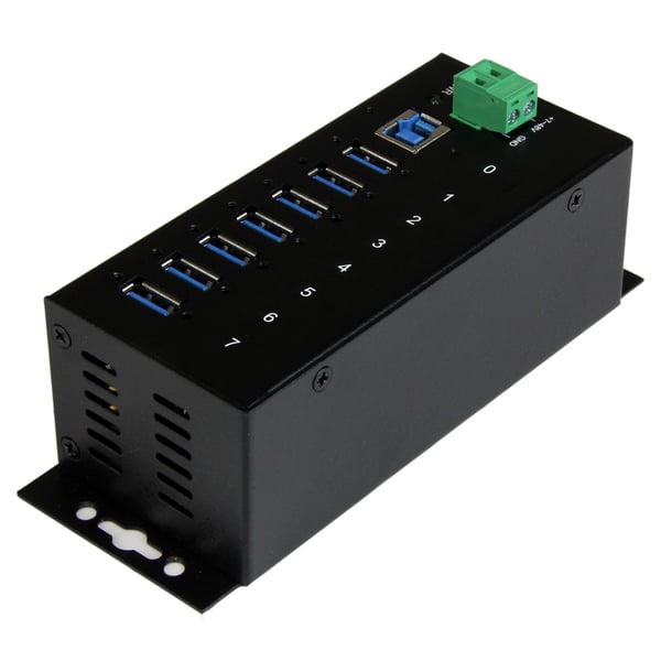 StarTech.com Industriel 7-port USB 3.0 Hub med overspændingsbeskyttelse