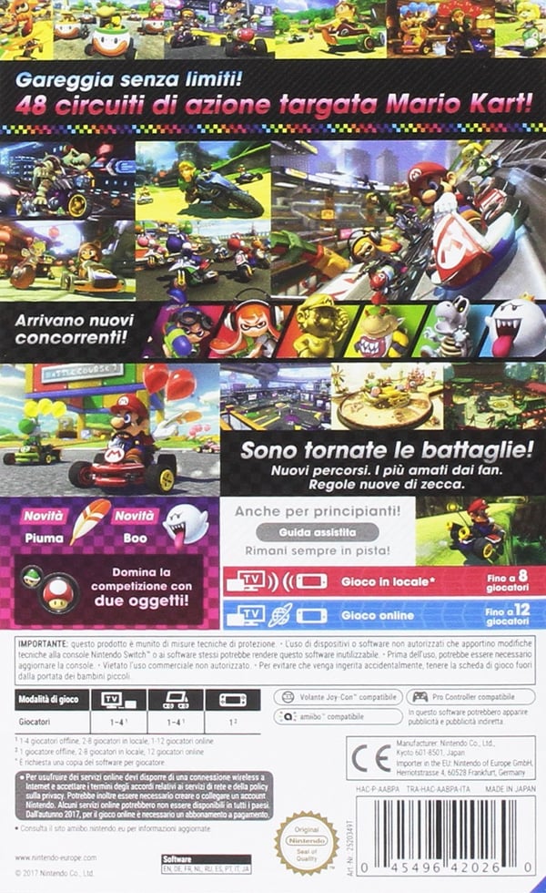 Nintendo Mario Kart 8 Deluxe Vakio Englanti Nintendo Switch