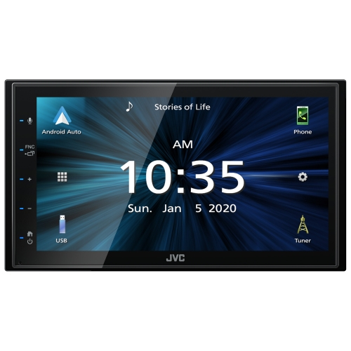 JVC KW-M560BT bil media receiver Sort 200 W Bluetooth