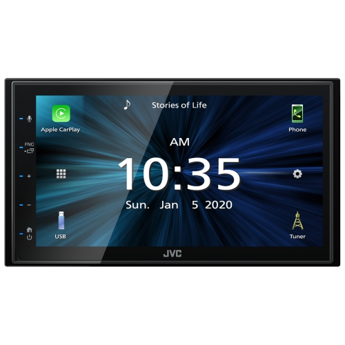 JVC KW-M560BT bil media receiver Sort 200 W Bluetooth