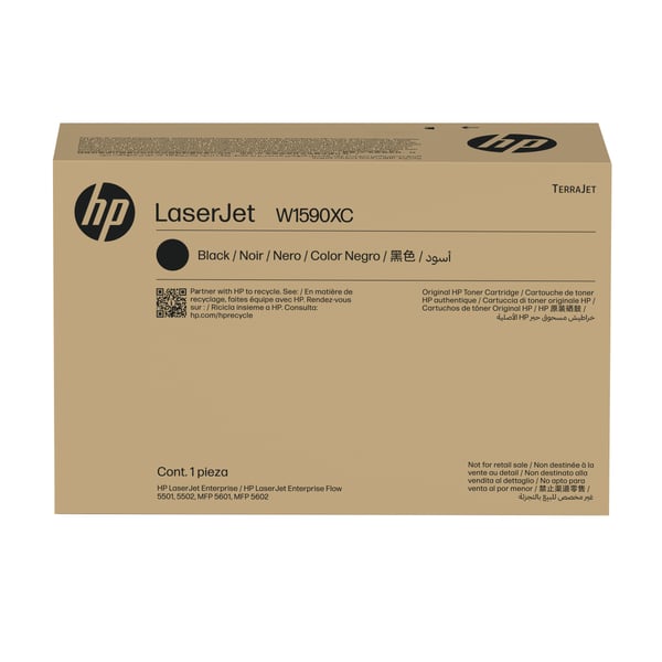 HP 159X LaserJet-tonerpatron, kontrakt, sort
