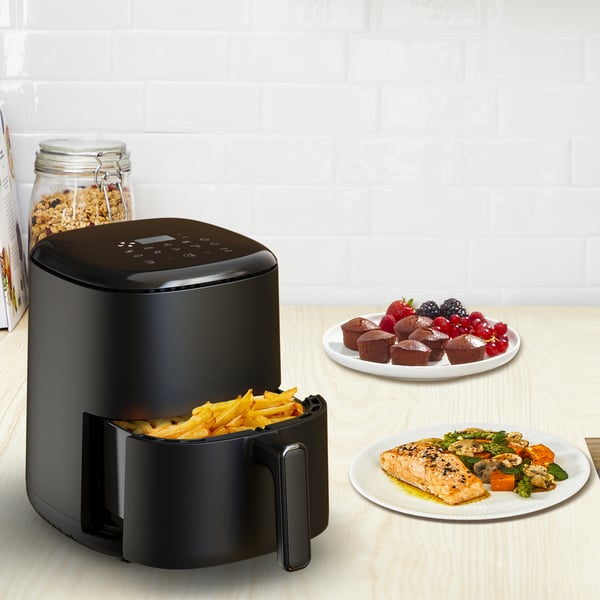 Tefal Easy Fry EY145810 frituregryde Enkelt 3 L Enkeltstående 1300 W Varmluftsteger Sort