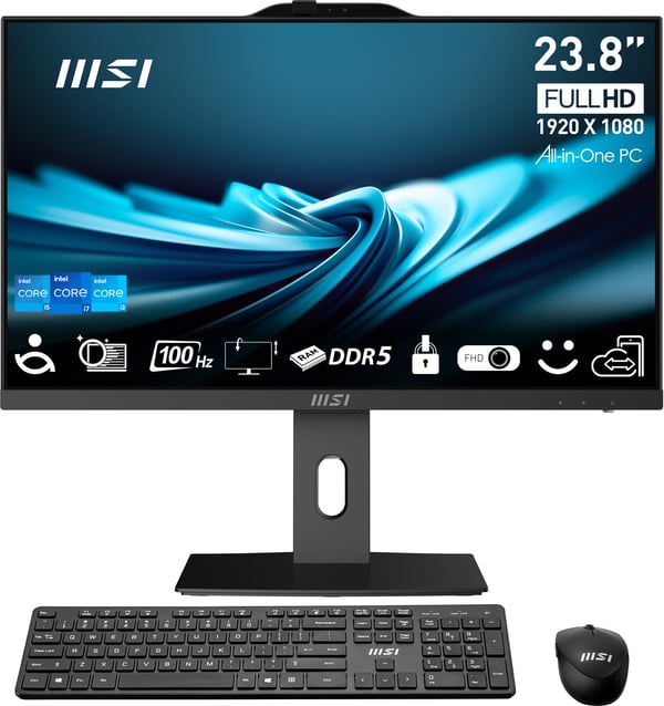 MSI Pro AP242P 14M-649XEU Intel® Core™ i5 i5-14400 60,5 cm (23.8") 1920 x 1080 pikseliä All-in-one PC 16 GB DDR5-SDRAM 512 GB SSD Wi-Fi 6E (802.11ax) Musta MSI Pro AP242P 14M-649XEU Intel® Core™ i5 i5-14400 60,5 cm (23.8") 1920 x 1080 pikseliä All-in-one PC 16 GB DDR5-SDRAM 512 GB SSD Wi-Fi 6E (802.11ax) Musta