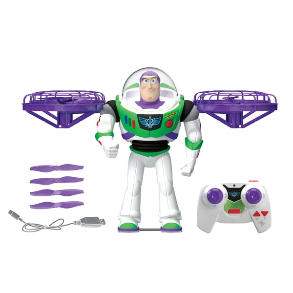 Toy Story Disney och Pixar 5-actionfigur föreställande en flygande, fjärrstyrd, högteknologisk Buzz Lightyear