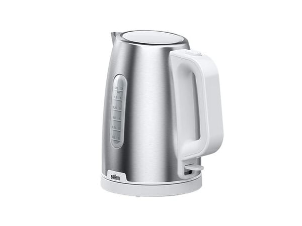 Braun WK 1500 vattenkokare 1,7 l 2200 W Rostfritt stål, Vit