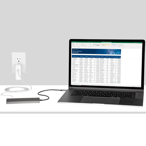 StarTech.com USB-C -moniporttisovitin - USB-C - 4K 60 Hz HDMI 2.0, 100 W virransyöttö läpivientiin,