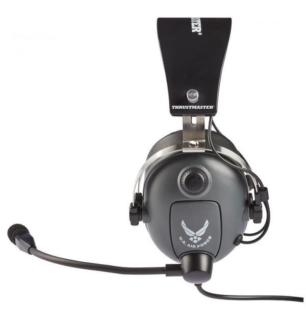 Thrustmaster T.Flight U.S. Air Force Edition Headset Ledningsført Spil Sort