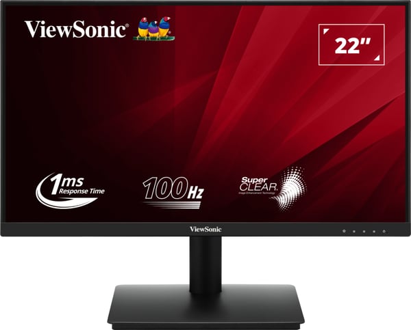 Viewsonic VA220-H tietokoneen litteä näyttö 55,9 cm (22") 1920 x 1080 pikseliä Full HD LED Musta