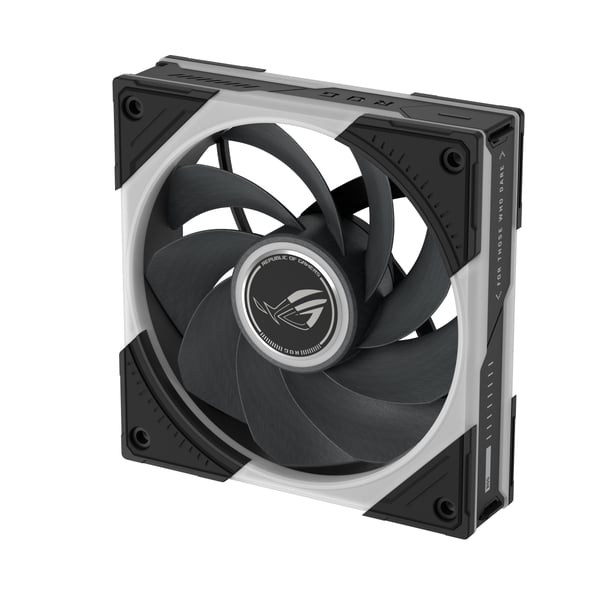 ASUS ROG Eurux GR120 ARGB Reverse Fan - Triple Pack Datorväska 12 cm Svart, Vit 3 styck